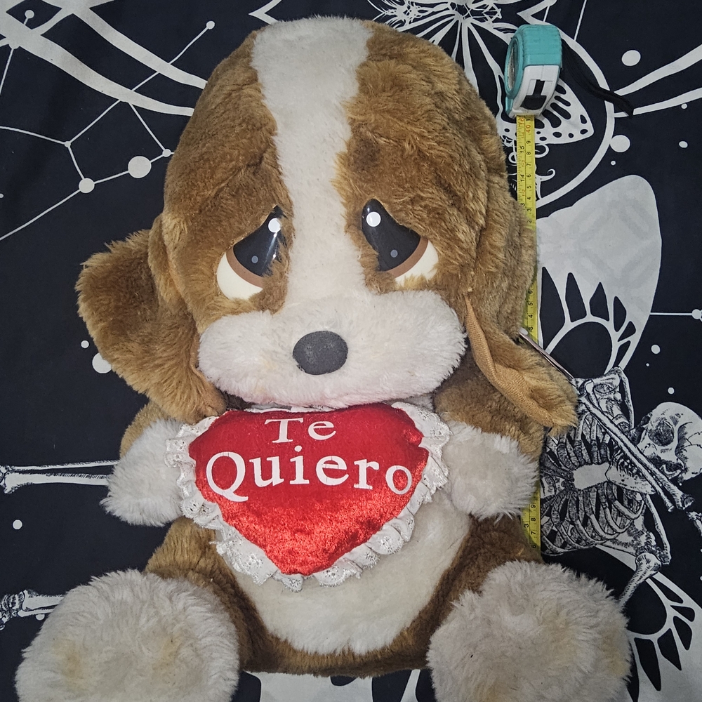 Vintage 16" Sad Sam Plush Toy with Red Heart - Picture 4 of 5